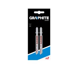 Полотно (2 шт; 21TPI; 50 мм) для электролобзика GRAPHITE 57H767 