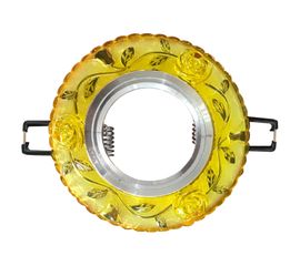 Встраиваемый декоративный светильник Fametto серия Luciole DLS-L150 GU5,3, GLASSY YELLOW UL-00003906 