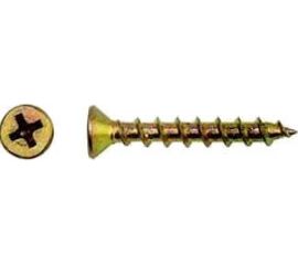 Шуруп для дерева Саморезик 3.5х50 универсальный потай, желтый цинк, Pz-2 500шт SYZ-3.5х50-500 