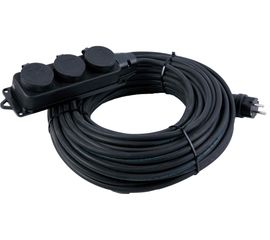 Силовой удлинитель АТЛАНТ АТОМ КГ 3500 Вт 3 гнезда 50м (с заземлением) 50015 