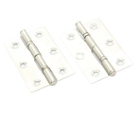 Карточная петля Brante 60х40 мм 2 шт. нержавеющая сталь 450237 