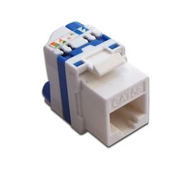Вставка LANMASTER Keystone Tooless, RJ-45, категория 5e, белая, без инструмента, LAN-TK45U5E/180-WH 