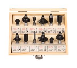 Набор фрез 12 шт для фрезера EINHELL 4350199 