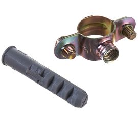 Хомут для медной трубы СВК ду 15 с дюбелем, 10 шт. SVK-FCU1510 