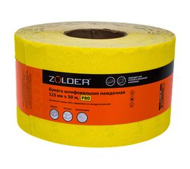 Бумага шлифовальная наждачная (50 м; 115 мм; Р80) ZOLDER Z-1050-80 