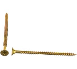 Универсальный саморез по дереву КрепСтройГрупп 4,5х70 желтый цинк, 100 шт. 145428 