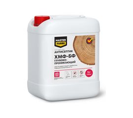 Глубокопроникающий антисептик для защиты древесины повышенной влажности MASTER FARBE ХМФ-БФ 5 кг 4631159427316 