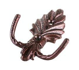 2-рожковый крючок Левша КМ-3 елочка, медн. антик У8-6519.СМ 