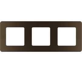 Рамка Legrand - 3 поста - INSPIRIA - бронза 673959 