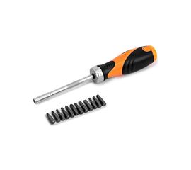 Набор насадок сменных с трещоточной отверткой KENDO 13 предметов, CrV 20016 00000073179 