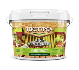 Деревозащитное средство на водной основе Текстурол Ландшафт сосна 2,5л Лк-00003717 