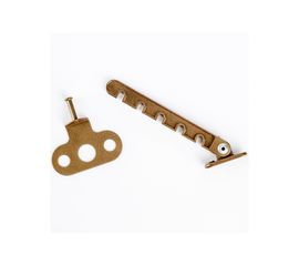 Оконный ограничитель Трибатрон металл Евро-2 120 мм, бронзовый металлик 3492 