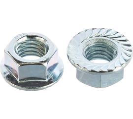 Гайка с фланцем ZAMETAL М3 8.0 DIN 6923 оц., с насеч. уп. 1000 шт ZA083294 