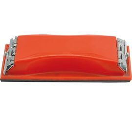 Шлифовальный брусок VOREL 85х160мм, пластмассовый, металлические зажимы 07950 