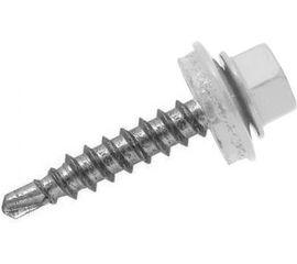 Кровельный саморез по металлу Daxmer 4,8х19 RAL 9003 400шт 10433 