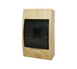 Распределительный навесной щит EKF ЩРН-П- 4 светлое дерево IP41 PROxima SQpb40-n-4-light 