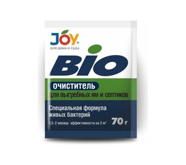 Очиститель для выгребных ям и септиков Bio 70 г Joy 4607043132222 