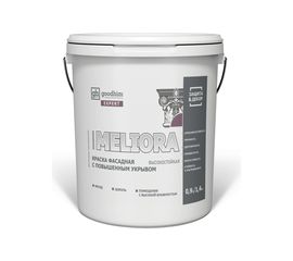 Краска фасадная высокостойкая с повышенным укрывом GOODHIM EXPERT MELIORA, 0,9 л/1,4 кг 71016 