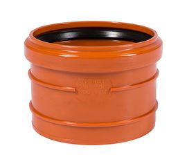 Насадная муфта наружной канализации Ostendorf ПВХ, 110 мм 220810 