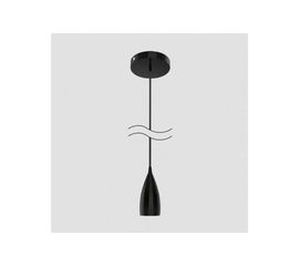 Подвесной светильник Gauss черный E27, 1 м PL031 