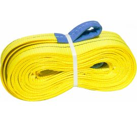 Буксировочный грузовой трос MEGAPOWER 31500 кг, 6 м, ширина 90 мм, петля-петля, в сумке M-78631 