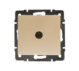 Телевизионная розетка LEZARD RAIN оконечная жемчужно-белый перламутр 703-3088-130 