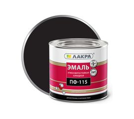 Эмаль Лакра ПФ-115 черная, 1.9 кг 90000661529 