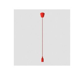 Подвесной светильник Gauss красный E27, 1 м PL013 