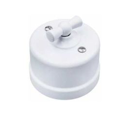 Проходной выключатель Electraline на два положения, белый В1-202-21 