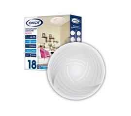 Светодиодный декоративный светильник IONICH Венера серия 2218, 18 Вт 1260 Лм 230 В 6500 К 260 мм IP20 1691 