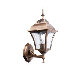 Садово-парковый светильник FERON 60W 230V E27 черное золото 11611 