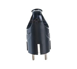 Евровилка с ушком EKF, черная 16А AVK16-30 