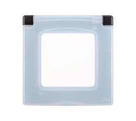 Рамка Legrand с защитной крышкой IP 44 - INSPIRIA - антрацит 673923 