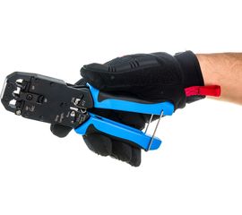 Профессиональный обжимной инструмент Hyperline HT-2008A 3479 