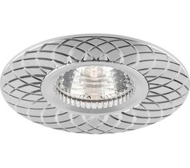 Встраиваемый потолочный светильник FERON MR16 G5.3 серебро, GS-M388 28886 