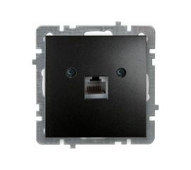 Компьютерная розетка Nilson Selene CAT 5 черный 23221044 