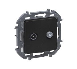 Двухкабельная розетка TV/SAT Legrand - INSPIRIA - антрацит 673883 