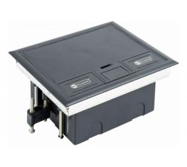 Люк в пол на 4 модуля Экопласт LUK 4 45х45 мм, с суппортом и коробкой 70140 стальной 70040 