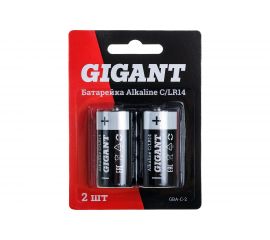 Батарейка Gigant Alkaline C/LR14 блистер 2 шт. GBA-С-2 