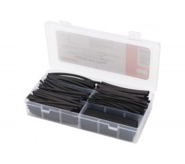 Набор термоусадочных трубок REXANT №2 ТУТнг черная, 260 шт. 29-0132 