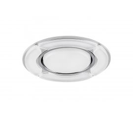 Встраиваемый светильник FERON 20LED, 2835SMD 4000K, 15W GX53, без лампы, белый матовый, хром, CD4039 40506 