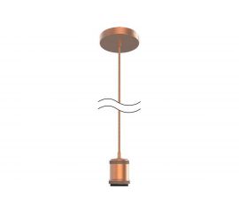 Подвесной светильник Gauss медный E27, 1 м PL023 