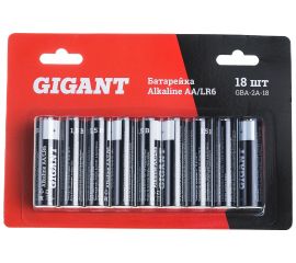 Батарейка Gigant Alkaline АА/LR6 блистер 18 шт. GBA-2A-18 