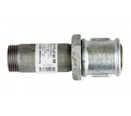 Сгон ДТРД стальной, в сборе с муфтой и контргайкой чугунными, оцинкованный Ду 25 (1"") L-130 13250130 