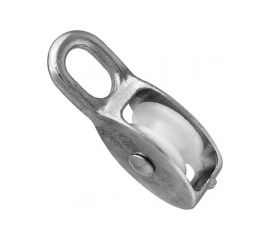 Одинарный блок КРЕП-КОМП шкив пластиковый 25 мм, 7 мм, 1 шт. бо25мф 