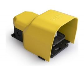 Педаль-выключатель Emas с защитной крышкой, две скорости 2x1НО+1НЗ, 250 В, 4 А PDKS11GX20 