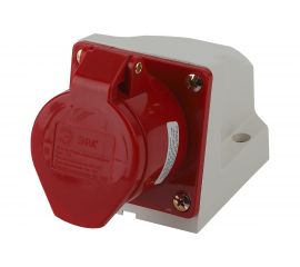 Стационарная наружная розетка ЭРА 114 3Р+РЕ 16А 380В IP44 Б0032875 