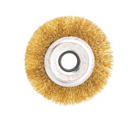 Щетка металлическая плоская (125х22 мм) для УШМ ON 20-07-125 