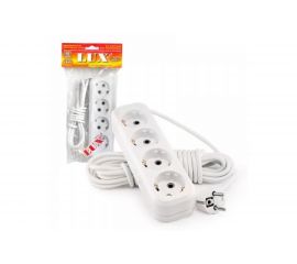Четырехместный удлинитель с заземлением LUX У4-Е, 3м, 4606400414742 