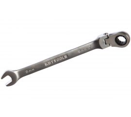 Гаечный трещоточный ключ с шарниром КВТ 8 мм 79192 